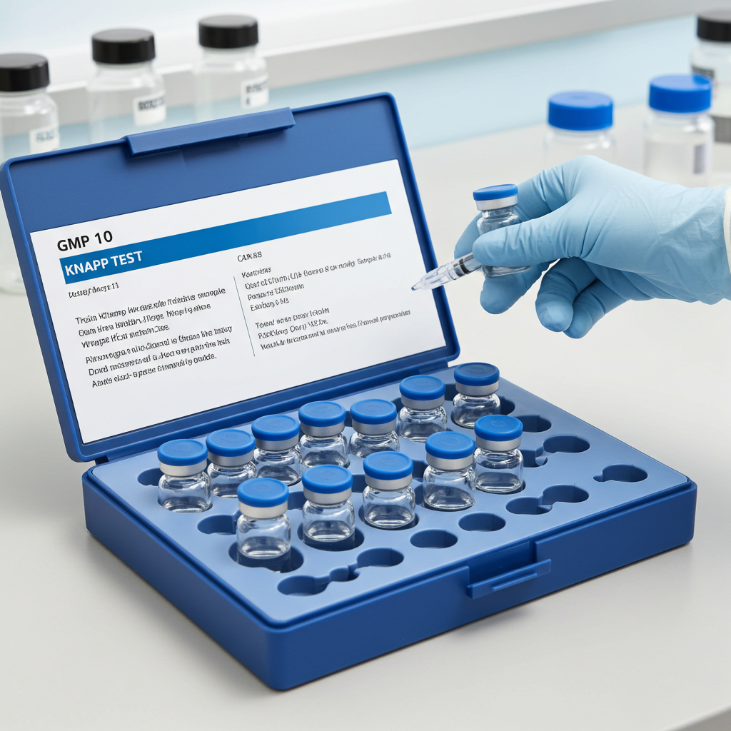 Kit de defectos para calibración de máquina de inspección automática de lámparas (Viales)