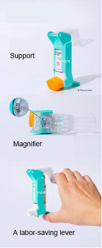 Aerosol inhalant- -pressure booster